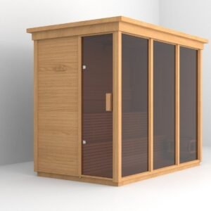Warmozy Modern Box Outdoor Sauna - Box 2